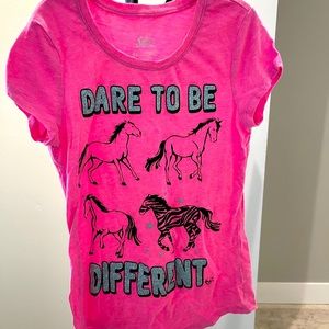 Pink t-shirt from Justice